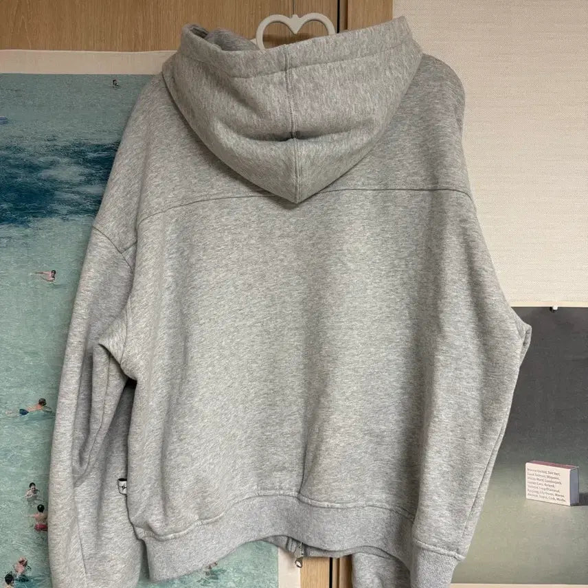 [BUNJANG] etce NY Cross Hood Zip Up (Gray) Large / etce NY CROSS HOOD ZIP UP (GRAY) 라지 L