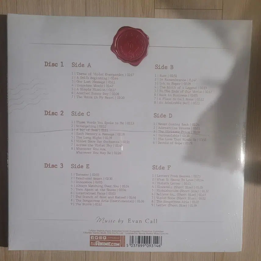[SOLD OUT] [할인] 바이올렛 에버가든 OST 미개봉 LP