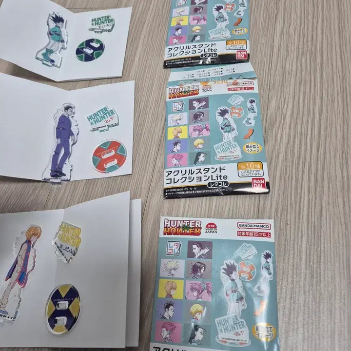[BUNJANG] Hunter x Hunter Acrylic Stand Bundle / 헌터x헌터 아크릴 스탠드 곤,레오리오,크라피카 일괄