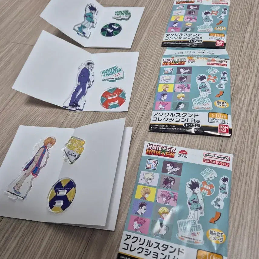 [BUNJANG] Hunter x Hunter Acrylic Stand Bundle / 헌터x헌터 아크릴 스탠드 곤,레오리오,크라피카 일괄
