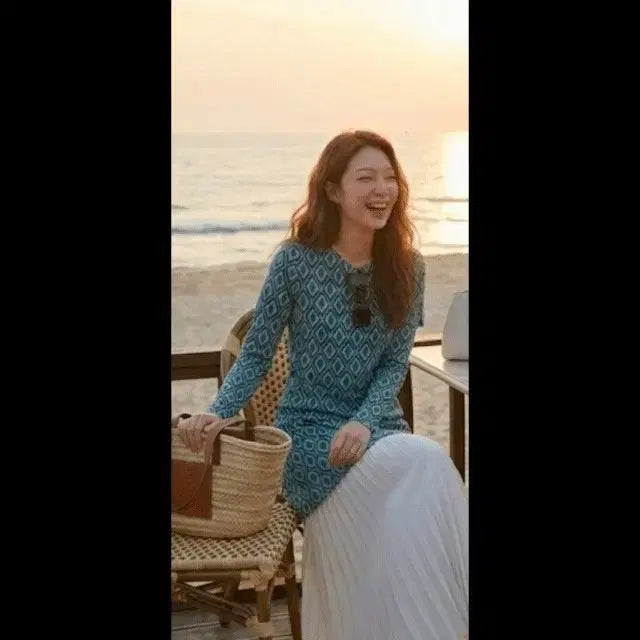 [BUNJANG] ZARA Jacquard Geometric Pattern Mini Dress / ZARA 자라 자카드 기하학 명품패턴 미니 원피스 M