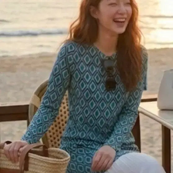 [BUNJANG] ZARA Jacquard Geometric Pattern Mini Dress / ZARA 자라 자카드 기하학 명품패턴 미니 원피스 M