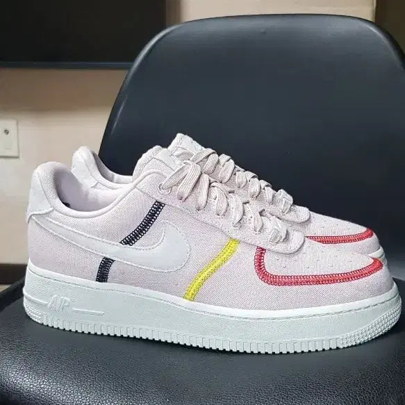 [BUNJANG] Nike Air Force 1 Pink Stitch / 나이키 에어포스1 핑크 스티치 포인트 245
