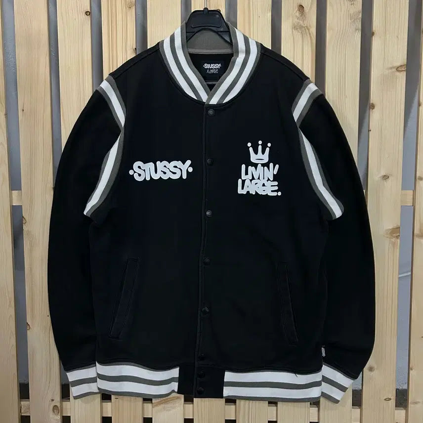 [BUNJANG] (XL) 스투시 블랙 스타디움 자켓 / (XL) 스투시 블랙 스타디움 자켓
