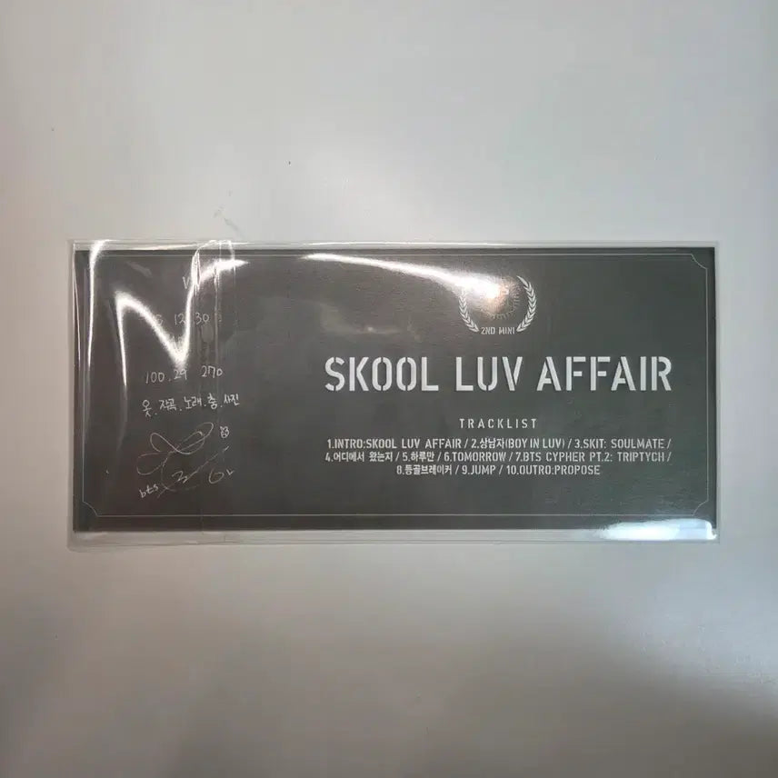 [BUNJANG] BTS V School Luv Affair Sangnamja Photocard / Ticket (Mint Condition) / 뷔 스쿨러브어페어 상남자 포카 / 티켓 (하자X)