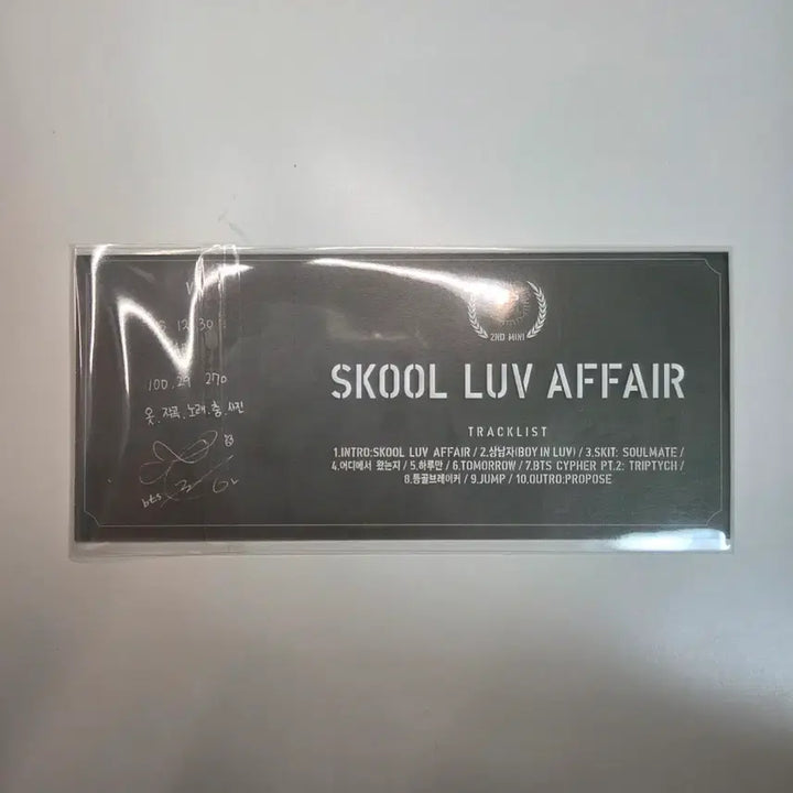 [BUNJANG] BTS V School Luv Affair Sangnamja Photocard / Ticket (Mint Condition) / 뷔 스쿨러브어페어 상남자 포카 / 티켓 (하자X)