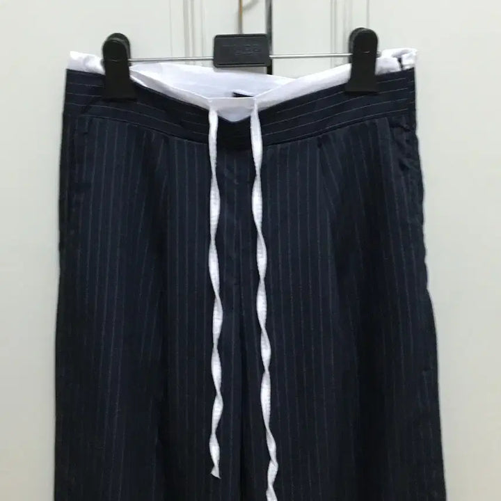 [BUNJANG] Navy Layered Slacks / 네이비 레이어드 슬랙스