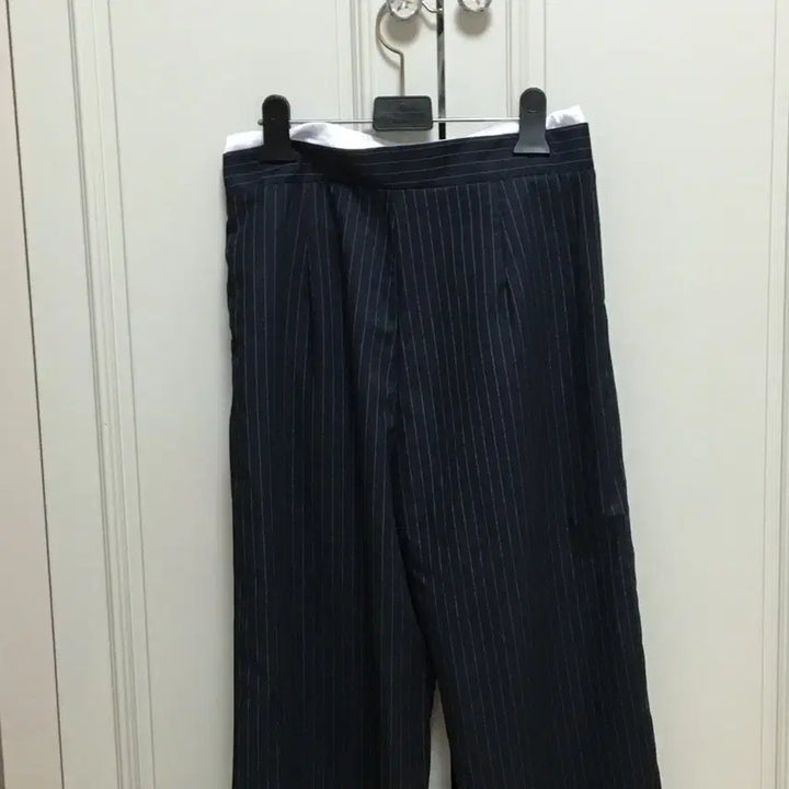 [BUNJANG] Navy Layered Slacks / 네이비 레이어드 슬랙스