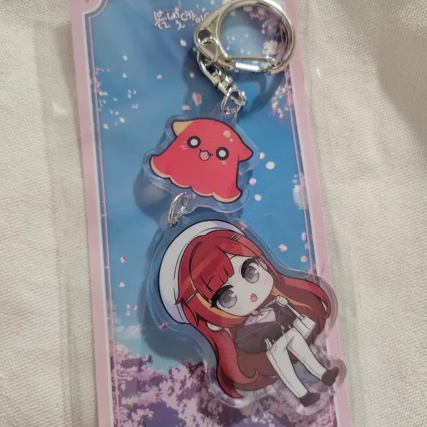 [SOLD OUT] 스텔라이브 아크릴 키링 봄빛데이트