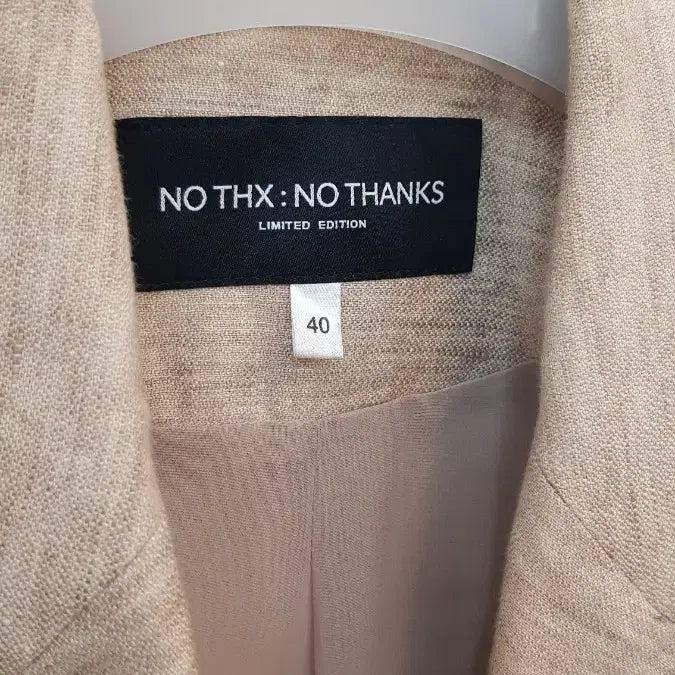 [BUNJANG] Linen 100% Short Sleeve Jacket / 여성 린넨100%  반팔자켓40