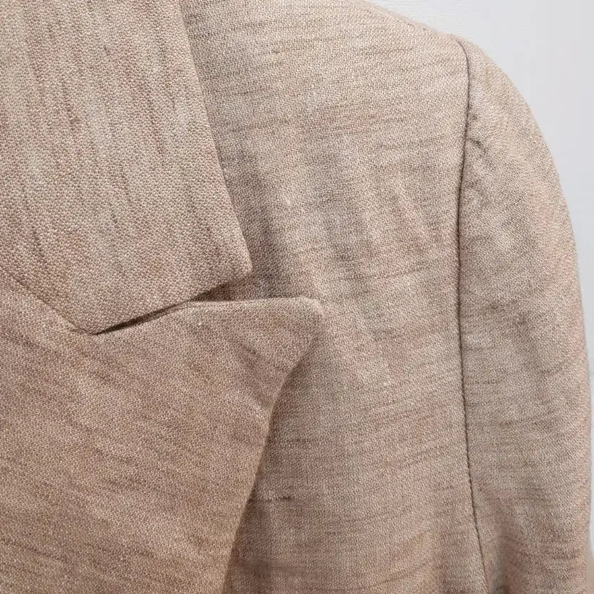 [BUNJANG] Linen 100% Short Sleeve Jacket / 여성 린넨100%  반팔자켓40