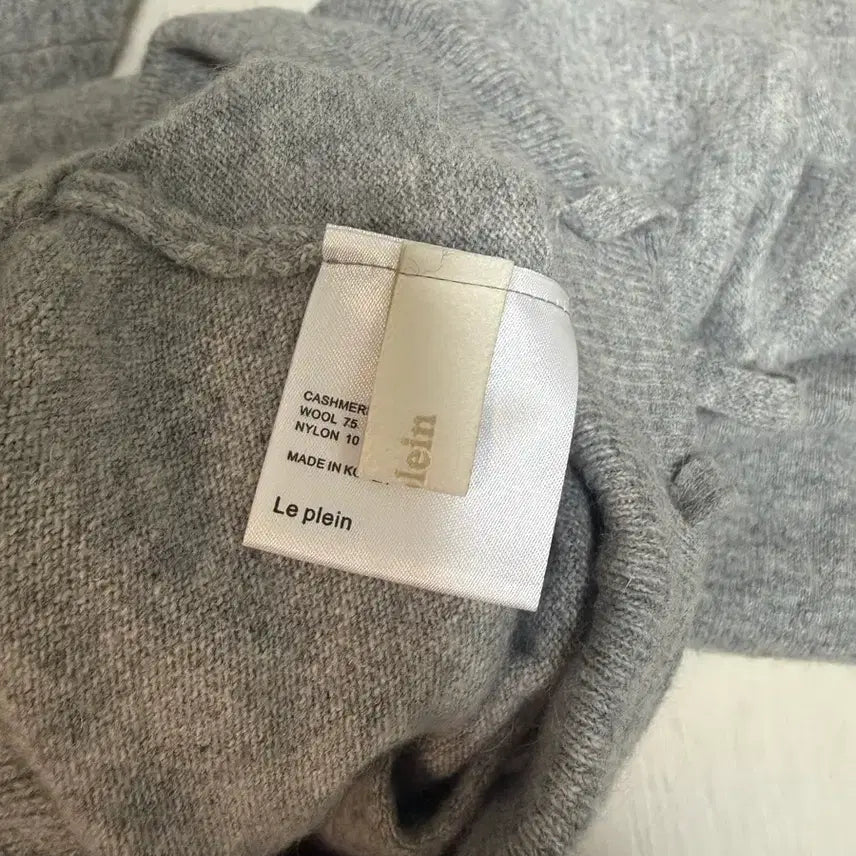 [BUNJANG] Leplaine Cashmere Knit Pants Short Version / 르플레인 캐시미어 니트팬츠 숏버전