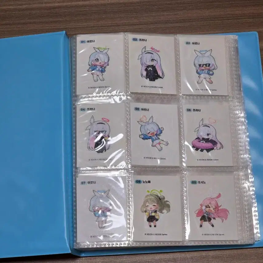 [BUNJANG] Blue Archive GS25 Collaboration Stickers Season 1 &amp; 2 Bundle Set / 블루아카이브 GS25띠부씰 시즌1 전종+시즌2 일부 일괄