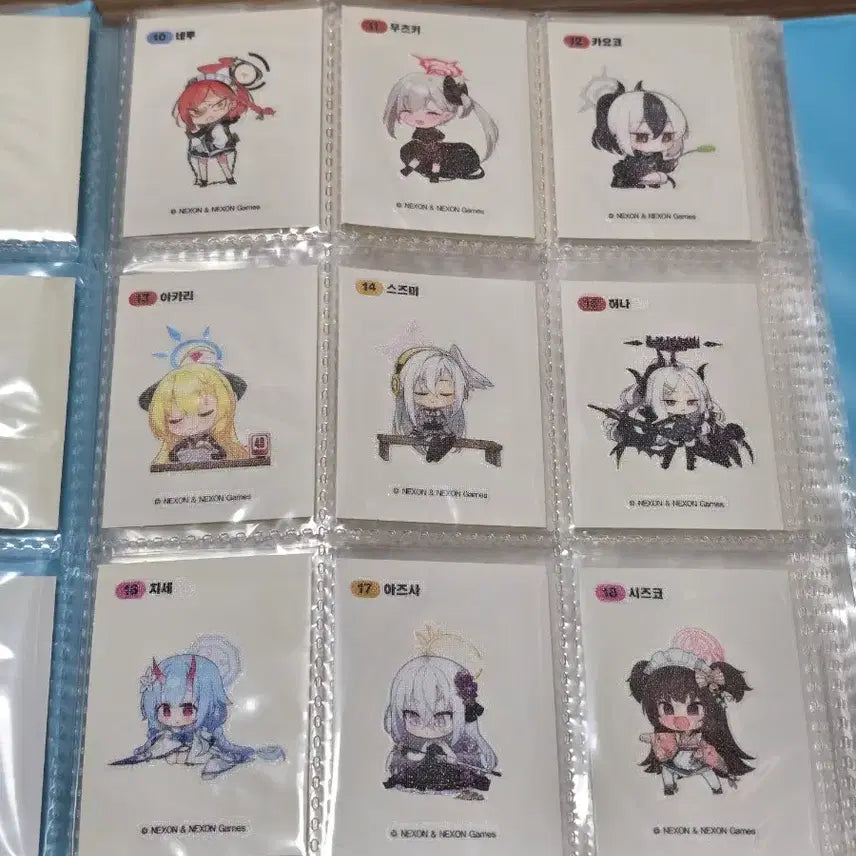[BUNJANG] Blue Archive GS25 Collaboration Stickers Season 1 &amp; 2 Bundle Set / 블루아카이브 GS25띠부씰 시즌1 전종+시즌2 일부 일괄