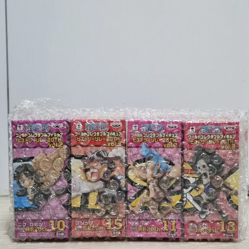 [BUNJANG] One Piece History Relay Set (4 types) - Sealed / (미개봉) 원피스 히스토리 릴레이 4종 일괄