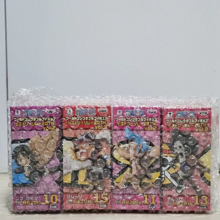 [BUNJANG] One Piece History Relay Set (4 types) - Sealed / (미개봉) 원피스 히스토리 릴레이 4종 일괄
