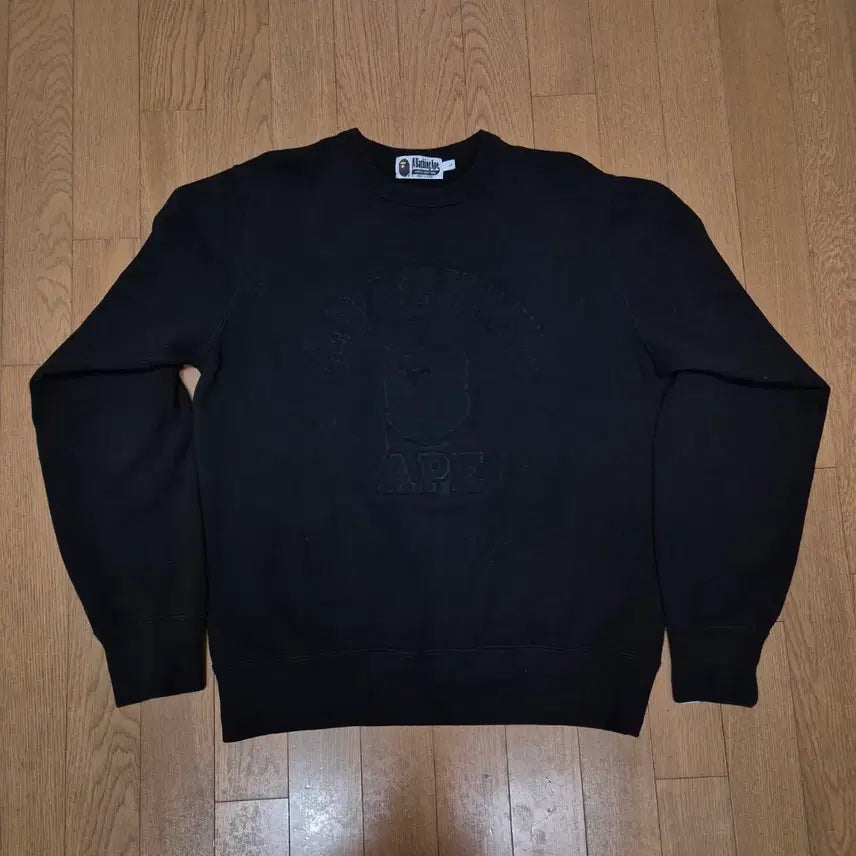 [BUNJANG] Bape College Sweatshirt / (정품) 베이프 컬리지 맨투맨 L (명품 남자 여자 티셔츠 후드)