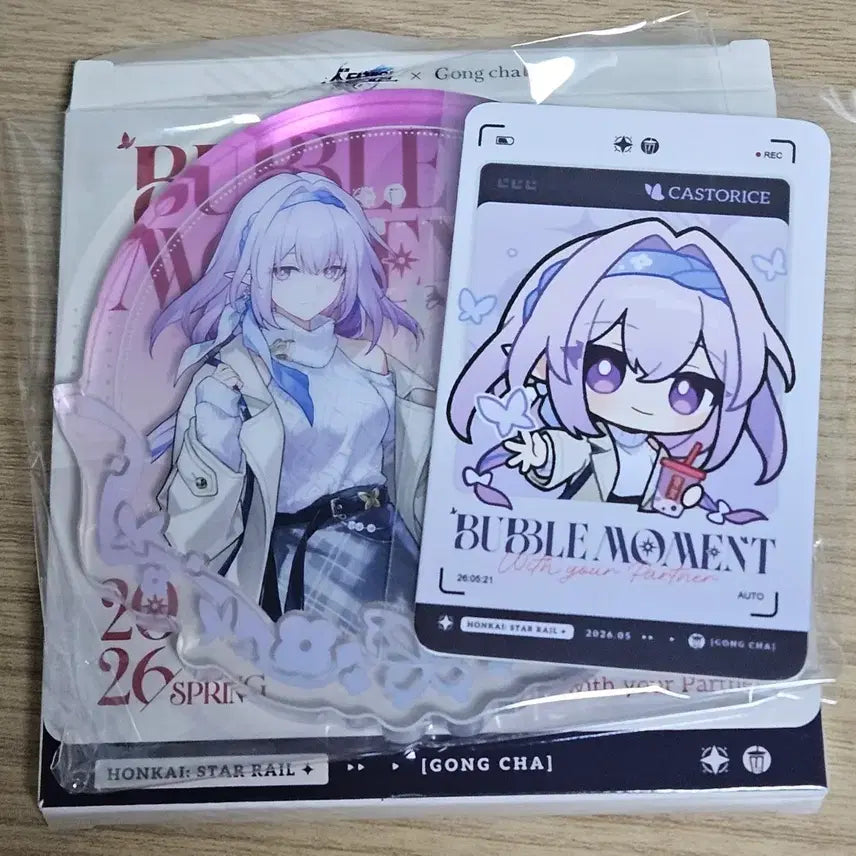 [BUNJANG] Honkai: Star Rail Coca-Cola Collaborator Castoris Acrylic Coaster / 붕괴 스타레일 공차 콜라보 카스토리스 아크릴 코스터 붕스
