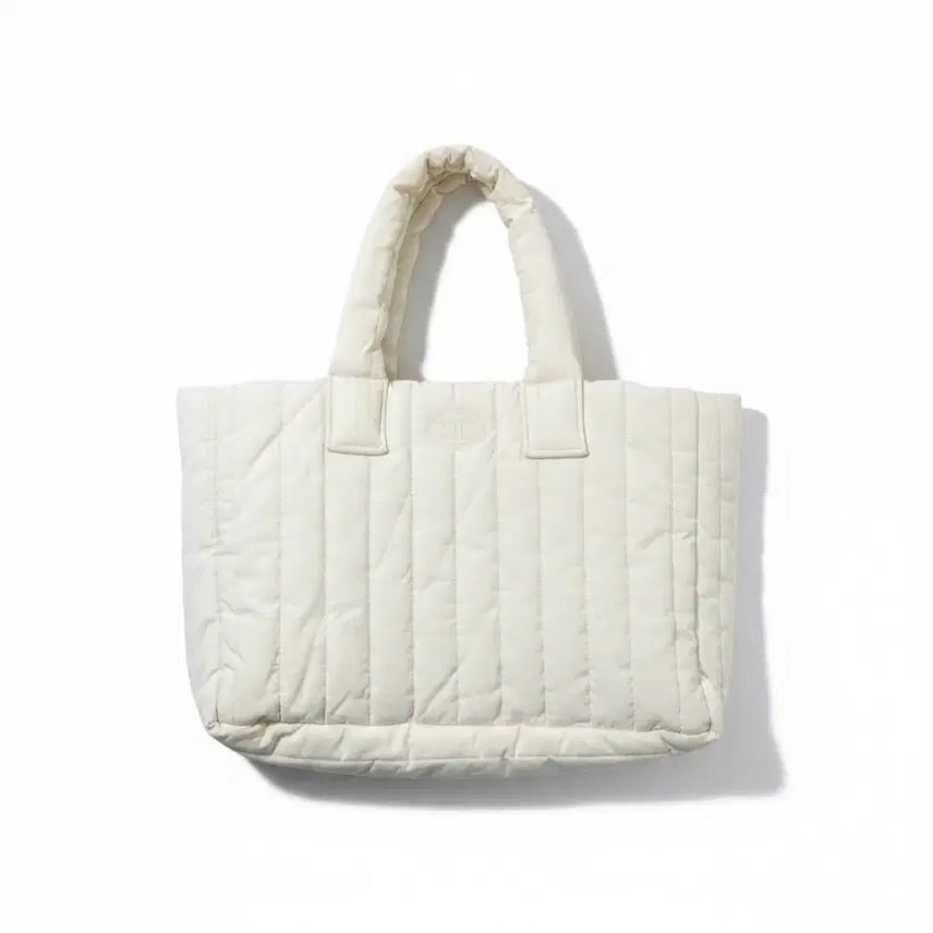 [BUNJANG] Sienne Padded Tote Bag Ivory / 시엔느 패딩 토트백 아이보리