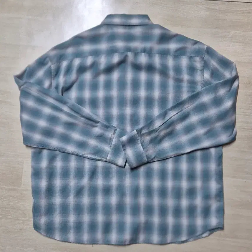 [BUNJANG] TY Ombre Checkered Shirt / 틀영(TY) 옴브레 체크 셔츠 그린