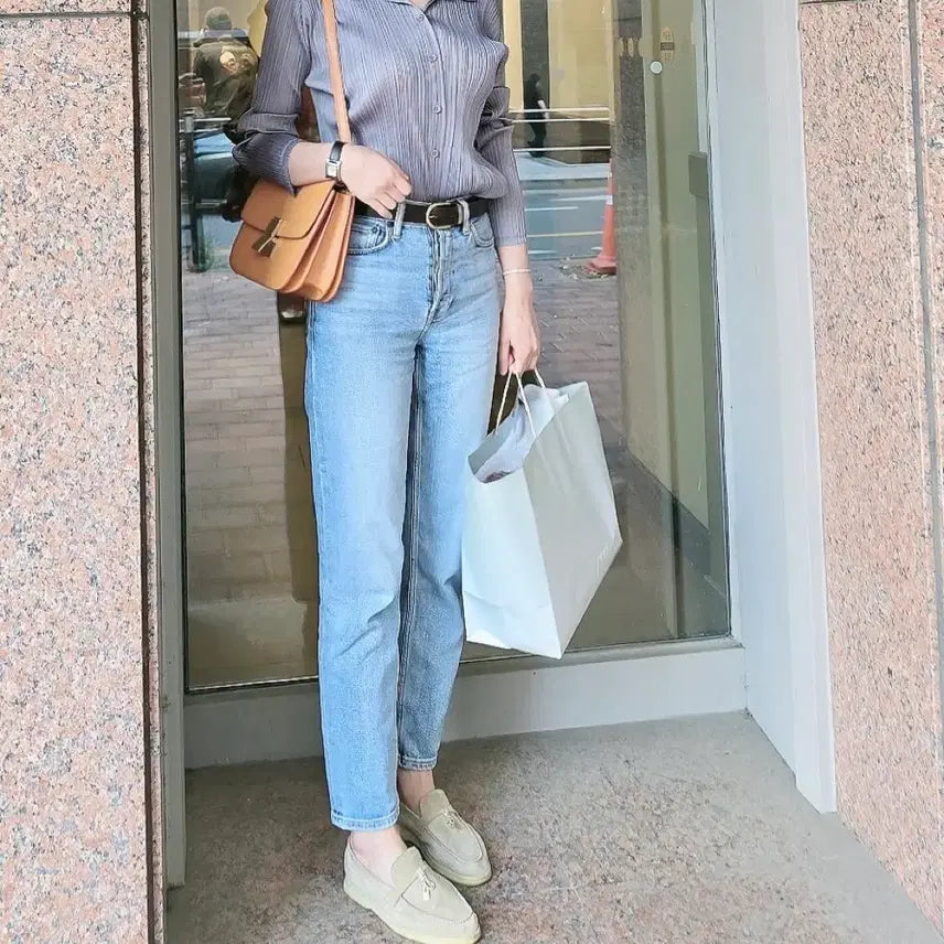 [BUNJANG] Pleats Please Basic Gray Shirt / 플리츠플리즈베이직셔츠
