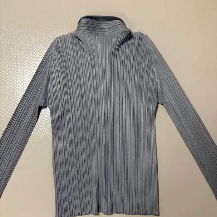 [BUNJANG] Pleats Please Basic Gray Shirt / 플리츠플리즈베이직셔츠