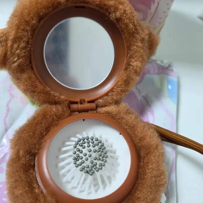 [BUNJANG] Babys Three Yuki Mirror Brush Doll Keyring / 베이비쓰리 유키 거울빗 인형 키링 탑토이