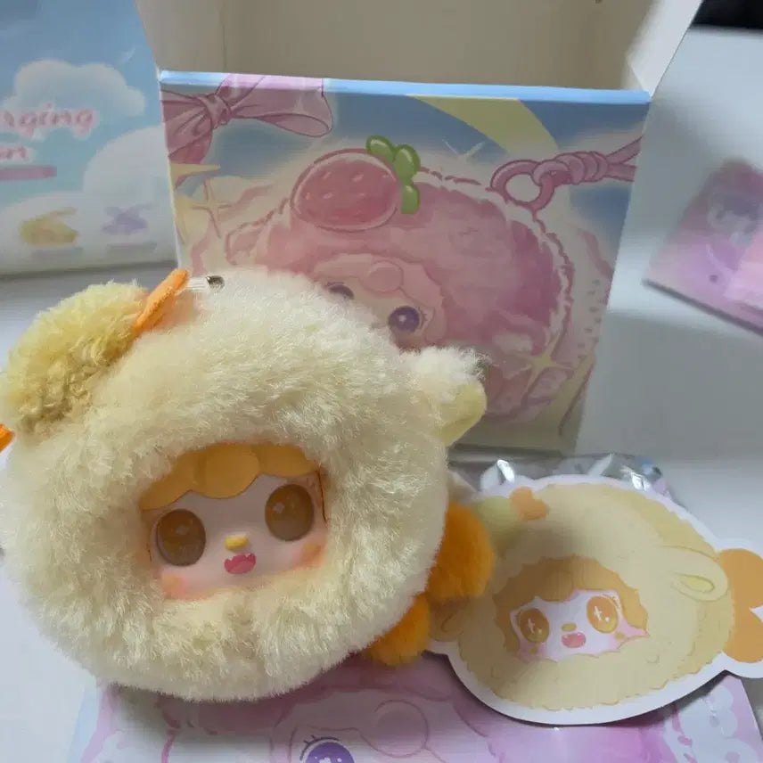 [BUNJANG] Babys Three Yuki Mirror Brush Doll Keyring / 베이비쓰리 유키 거울빗 인형 키링 탑토이