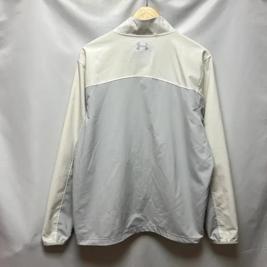 [SOLD OUT] [정품/XL] 언더아머 우븐 스톰핏 화이트 그레이 바람막이