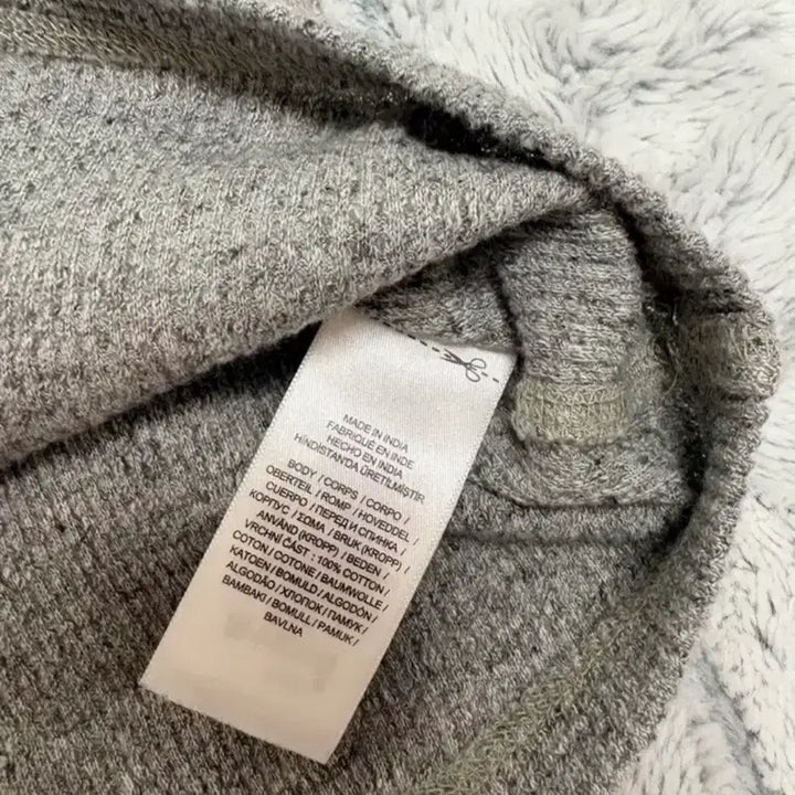 [SOLD OUT] rrl 와플니트 헨리넥 그레이M사이즈 판매