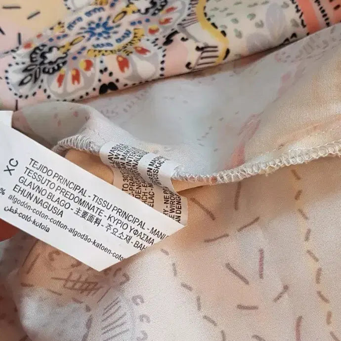 [BUNJANG] Zara Paisley Pattern Long Sleeve Dress / 자라 페이즐리 패턴 반팔 롱 원피스L