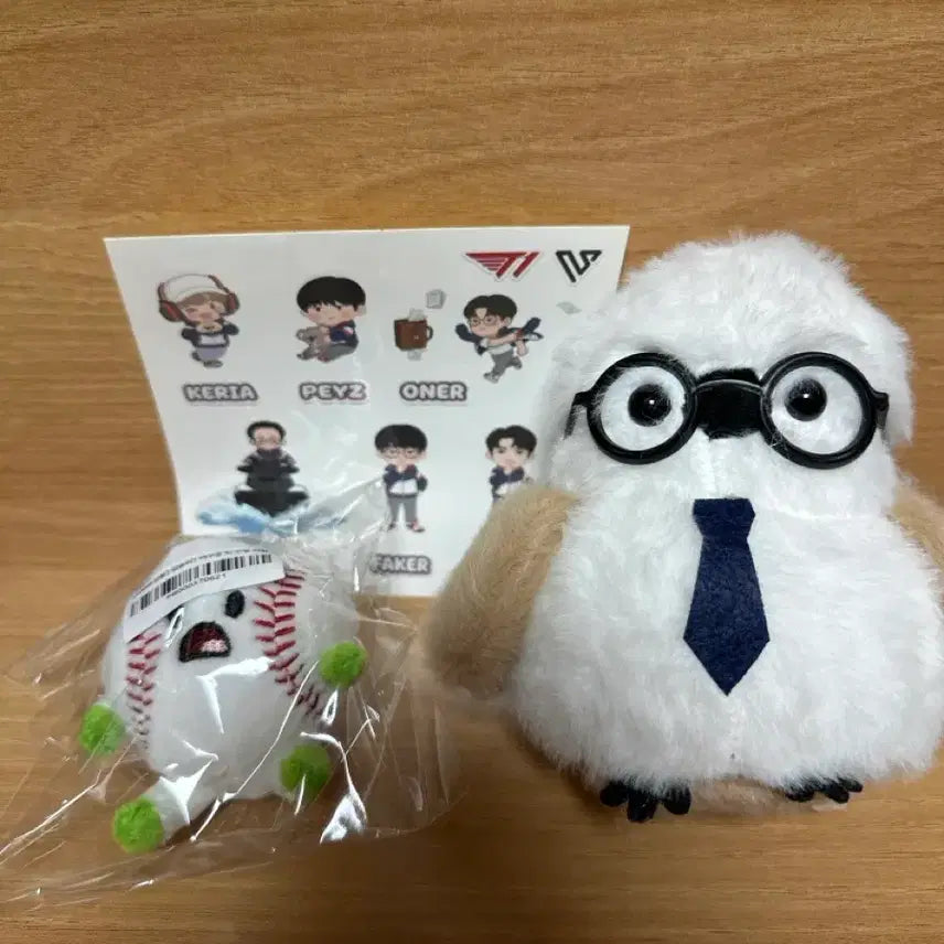 [SOLD OUT] 김승리 뱁새키링+야구공 키링+T1 굿즈 스티커