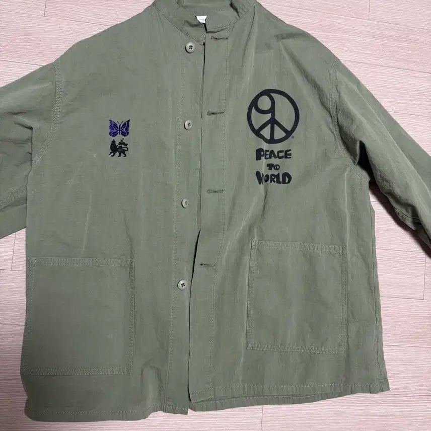 [BUNJANG] Needles x Sasquatchfabrix. S.C. Army Shirt / Needles S.C Army Shirt 니들스 사스콰치패브릭스 아미셔츠