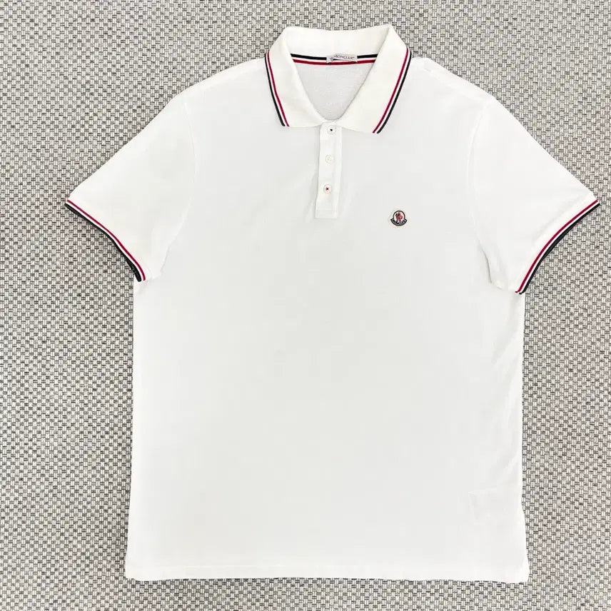[BUNJANG] Moncler PK Collar T-Shirt White XL / [XL]몽클레어 pk 카라티