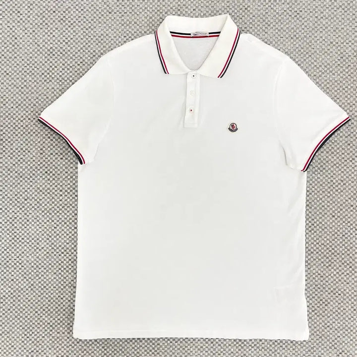 [BUNJANG] Moncler PK Collar T-Shirt White XL / [XL]몽클레어 pk 카라티