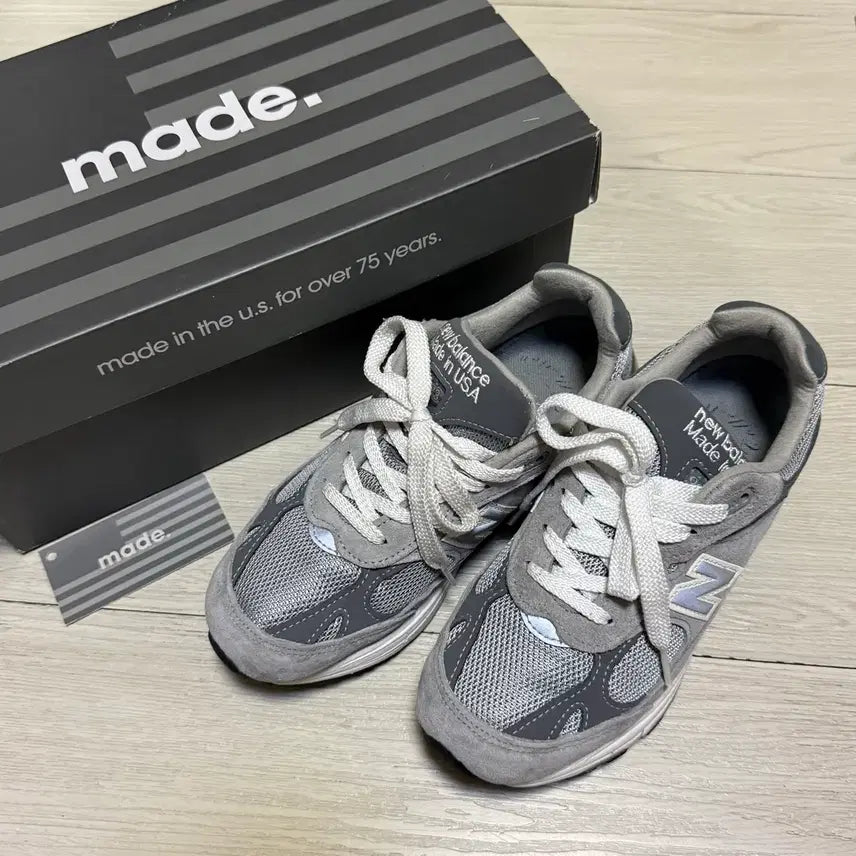 [BUNJANG] New Balance 993 WR993GL Grey US 5.5 / 뉴발란스 993 그레이 225