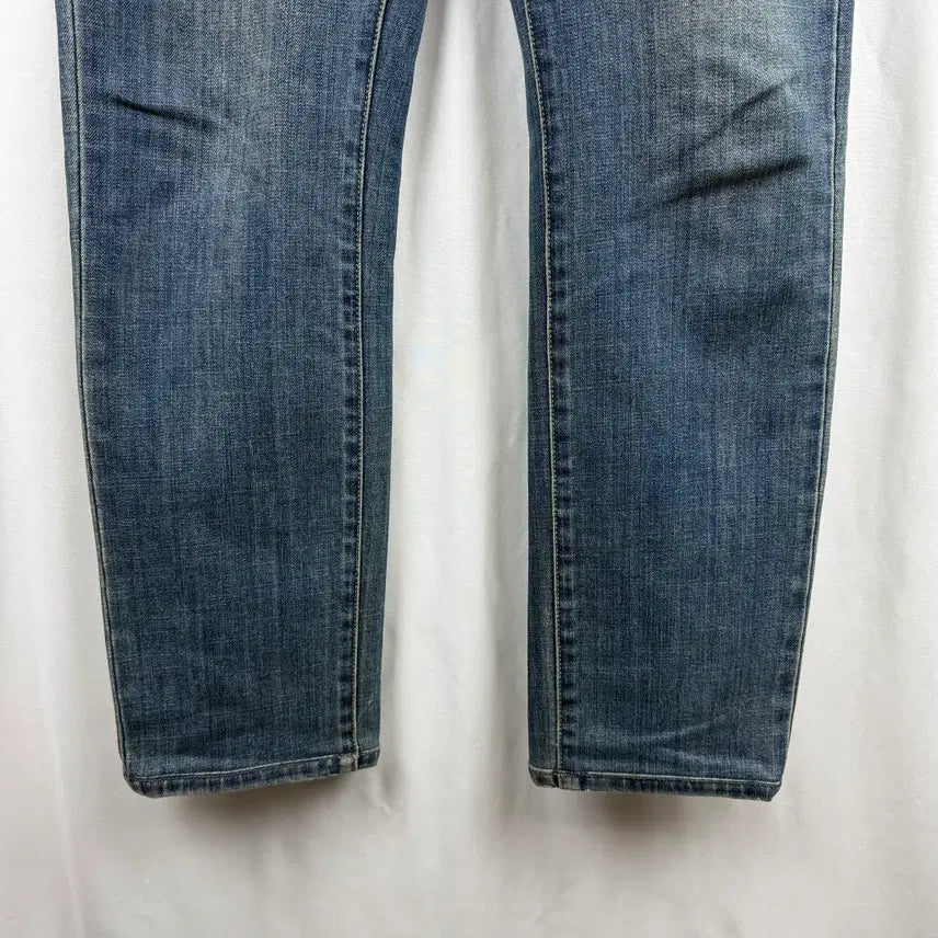 [BUNJANG] Flex Slim Fit Light Blue Denim Pants (Size 32) / (32) 플렉 슬림핏 연청 데님 팬츠