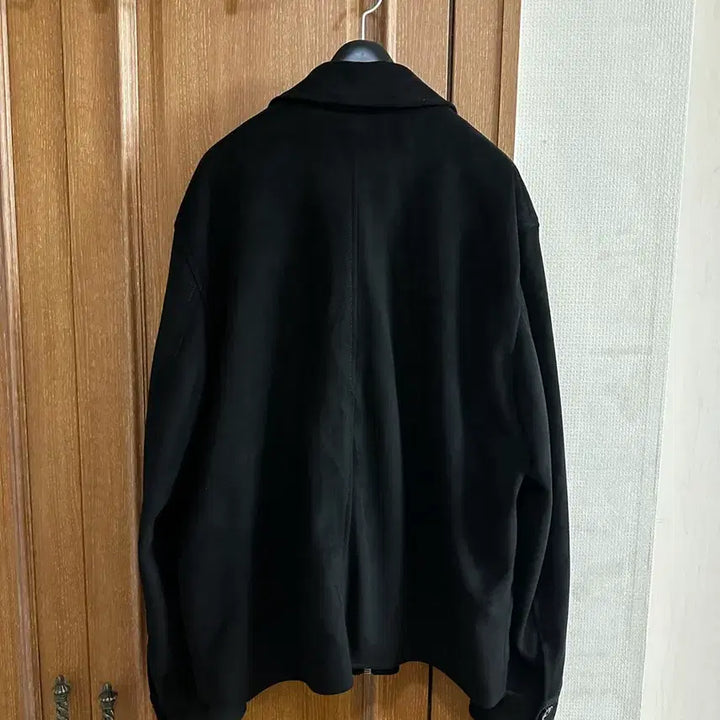 [BUNJANG] H&amp;M Black Faux Suede Blouson Jacket / H&amp;M 블랙 페이크스웨이드 블루종 자켓