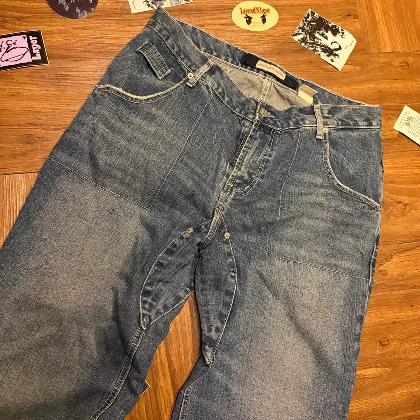 [BUNJANG] Emporio Armani Denim Work Pants / Armani denim work pants 데님 워크 팬츠