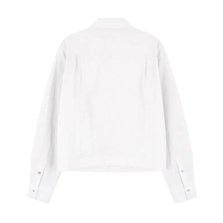 [BUNJANG] REPOS Nylon Jumper Shirt White / repos 리포스 NYLON JUMPER SHIRTS WHITE
