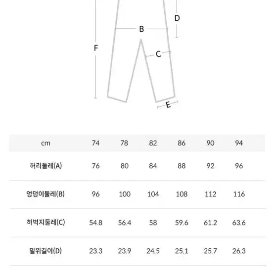 [SOLD OUT] 남성 슬랙스 정장 팬츠 지이크 90 34