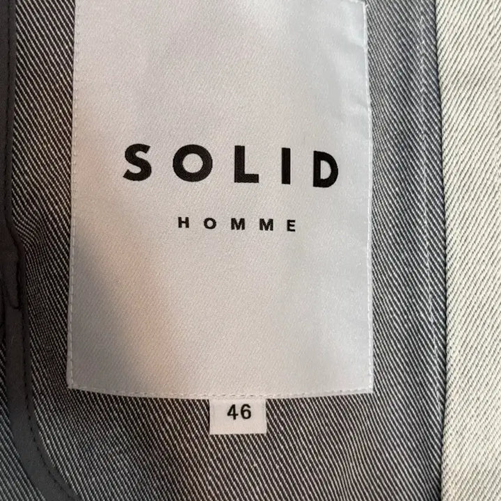 [BUNJANG] Solid Homme Light Gray Crop Denim Jacket / 솔리드옴므 연그레이 크롭 데님 자켓 46