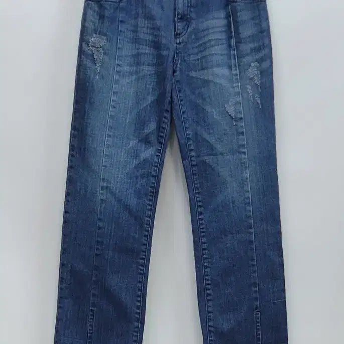 [BUNJANG] V+eL Artist Lettering Cutting Jeans / 보브 V+eL 아티스트 레트링 컷팅 청바지 / 여 55 (64-94)