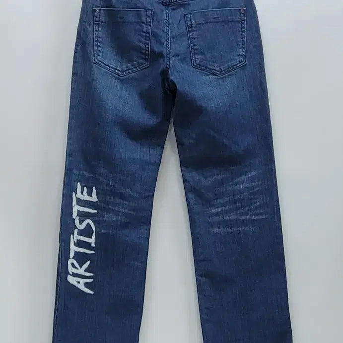 [BUNJANG] V+eL Artist Lettering Cutting Jeans / 보브 V+eL 아티스트 레트링 컷팅 청바지 / 여 55 (64-94)