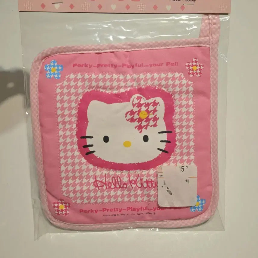 [BUNJANG] Hello Kitty Kahana Classic Pot Holder / 헬로키티 카오하나 냄비받침 고전키티