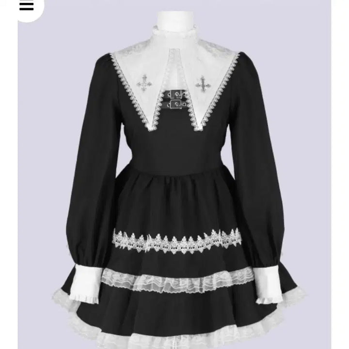 [BUNJANG] Qooza Imval Holy Dress / Qooza imval 홀리 원피스 지뢰계 양산형