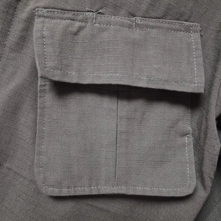 [BUNJANG] DA FEILIU Khaki Pocket Shirt Jacket / DA FEILIU 카키색 포켓 셔츠 자켓 L100 새상품