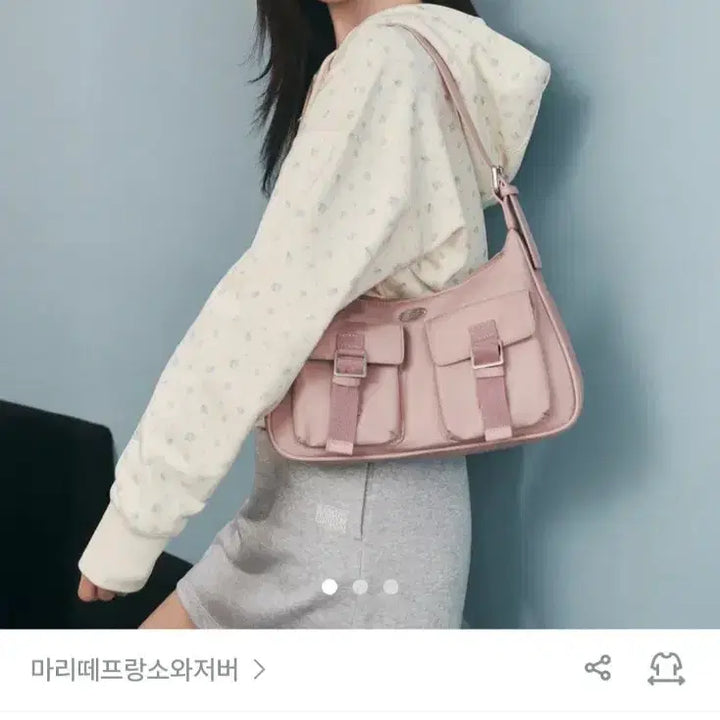 [SOLD OUT] 마리떼프랑소와저버 레귤러 호보백 핑크