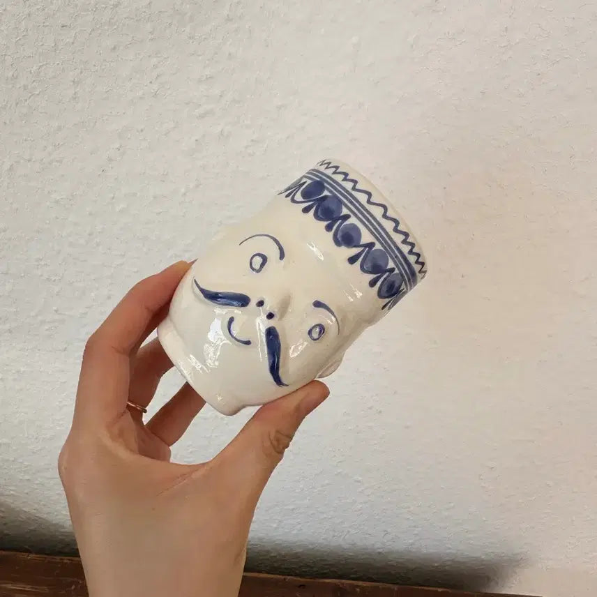 [BUNJANG] German Vintage Ceramic Mug / 독일)빈티지 아저씨 도자기 컵