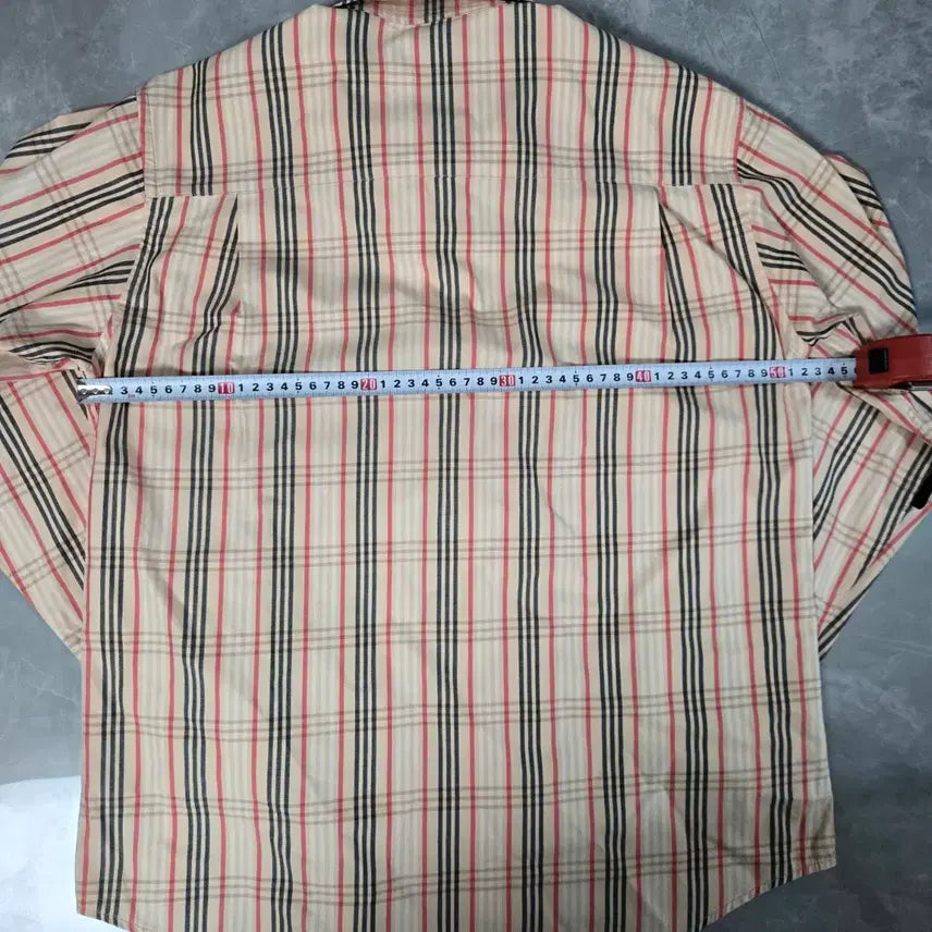[BUNJANG] Daks Check Long Sleeve Shirt (95) / 닥스 체크 긴팔 셔츠 남방 95